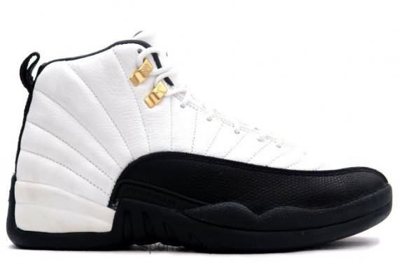 Durable Air Jordan 12 (XII) Original Taxi (White Black Taxi) Best Gift